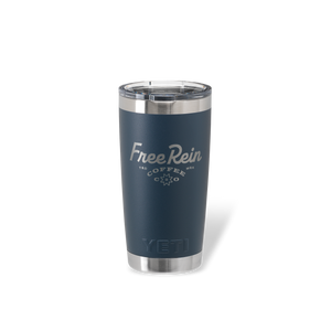 Free Rein YETI® 20oz Rambler-Navy
