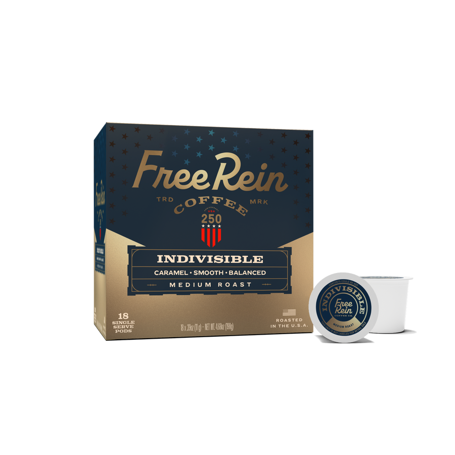 Free Rein Prospect. Light Roast. Easy Drinking Coffee.